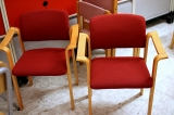 Koka krēsls ar roku balstiem